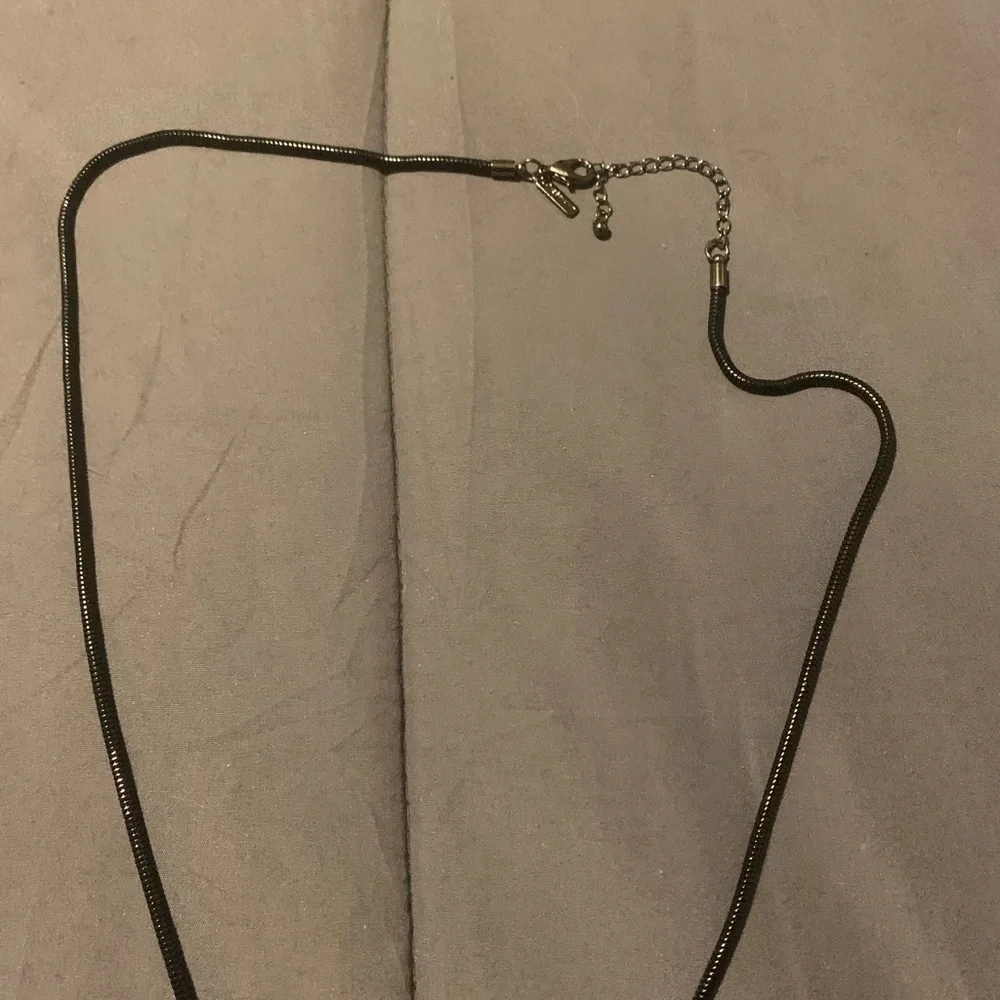 Lane Bryant Black Chain & Tassel Long Necklace - Picture 3 of 3